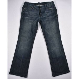 7 For All Mankind Jeans 30 Womens Blue Denim High Waist Ankle Stretch